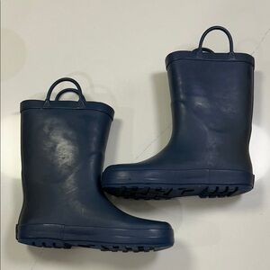 Kids' Waterproof Blue Rain Boots